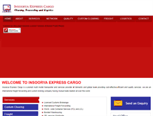Tablet Screenshot of intelexpresscargo.com